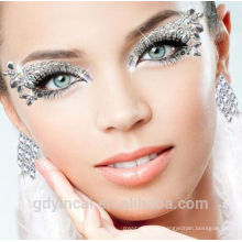 Fertigen Sie Augen-vorübergehenden Tätowierung-Aufkleber der Gesicht Kunst, Versorgungsmaterial für freie Proben besonders an